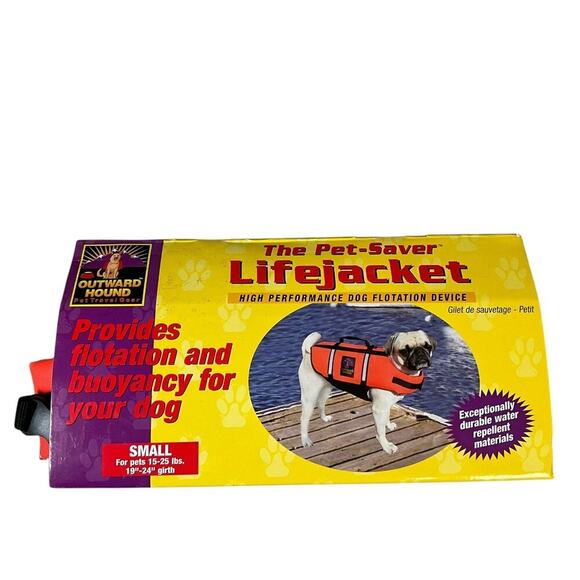 Outward Hound High Performance Flotation Life Jacket Orange Small 15-25 Pounds - Picture 1 of 11